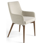 Paris Prix Lot De 2 Chaises Design En Tissu "Felipe" 88cm Beige