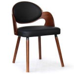 Paris Prix Lot De 2 Chaises Design "Kadoa" 72cm Noisette & Noir