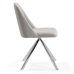 Paris Prix Lot De 2 Chaises Design Pivotantes "Mateo" 82cm Gris