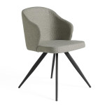 Paris Prix Lot De 2 Chaises Design "Sandro" 82cm Gris