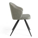 Paris Prix Lot De 2 Chaises Design "Sandro" 82cm Gris