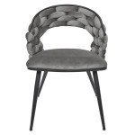 Paris Prix Lot De 2 Chaises Design "Sawyer" 82cm Gris