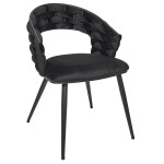 Paris Prix Lot De 2 Chaises Design "Sawyer" 82cm Noir