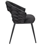 Paris Prix Lot De 2 Chaises Design "Sawyer" 82cm Noir