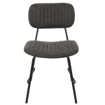 Paris Prix Lot De 2 Chaises Design "Taylor" 78cm Gris & Noir