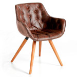 Paris Prix Lot De 2 Chaises Design "Uma" 78cm Naturel