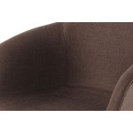 Paris Prix Lot De 2 Chaises Design "Winston" 80cm Marron