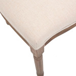 Paris Prix Lot De 2 Chaises En Lin "Cleon" 95cm Blanc