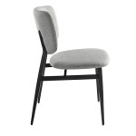 Paris Prix Lot De 2 Chaises En Tissu "Nita" 83cm Gris Clair
