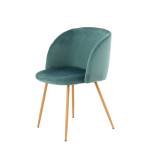 Paris Prix Lot De 2 Chaises En Velours "Celina" 84 Cm Vert