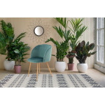 Paris Prix Lot De 2 Chaises En Velours "Celina" 84 Cm Vert