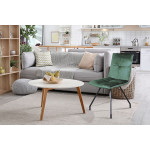 Paris Prix Lot De 2 Chaises En Velours "Eaden" 87cm Vert