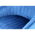 Paris Prix Lot De 2 Chaises En Velours "Jodie" 86cm Bleu