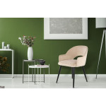 Paris Prix Lot De 2 Chaises En Velours "Joris" 77cm Champagne