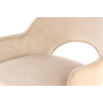 Paris Prix Lot De 2 Chaises En Velours "Joris" 77cm Champagne