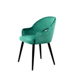 Paris Prix Lot De 2 Chaises En Velours "Joris" 77cm Vert