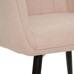 Paris Prix Lot De 2 Chaises Fauteuils "Visoca" 83cm Beige