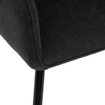 Paris Prix Lot De 2 Chaises Fauteuils "Visoca" 83cm Noir