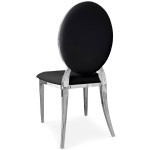 Paris Prix Lot De 2 Chaises Médaillon "Tatianna" 90cm Noir