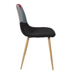 Paris Prix Lot De 2 Chaises Patchwork "First" 83cm Multicolore