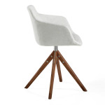 Paris Prix Lot De 2 Chaises Pivotantes "Ursula" 81cm Beige & Naturel
