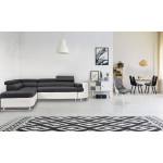 Paris Prix Lot De 2 Chaises Scandinave "Cargo" 79cm Gris & Blanc
