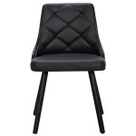 Paris Prix Lot De 2 Chaises Scandinave "Cargo" 79cm Noir