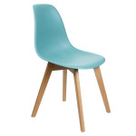 Paris Prix Lot De 2 Chaises Scandinave "Coquil" 82cm Bleu