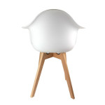 Paris Prix Lot De 2 Chaises Scandinave Enfant "Coque" 42cm Blanc