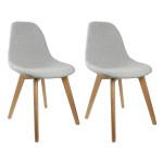 paris prix Lot de 2 Chaises Scandinave "Osaka" 87cm Gris