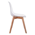 Paris Prix Lot De 2 Chaises Scandinave "Vika" 83cm Transparent