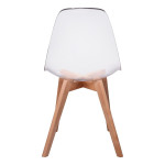 Paris Prix Lot De 2 Chaises Scandinave "Vika" 83cm Transparent