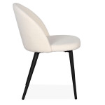 Paris Prix Lot De 2 Chaises Scandinaves "Bouclette" 75cm Crème
