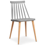 Paris Prix Lot De 2 Chaises Scandinaves "Magnan" 77cm Gris