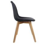 Paris Prix Lot De 2 Chaises Scandinaves "Pilta" 87cm Noir