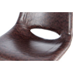 Paris Prix Lot De 2 Chaises Vintage "Joséphine" 77cm Marron Foncé