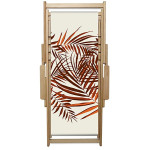 Paris Prix Lot De 2 Chiliennes De Jardin Pliantes Feuille "Lona" 102cm Rouge