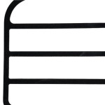 Paris Prix Lot De 2 Cintres Feutrine "4 Pantalons" 45cm Noir