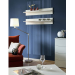 Paris Prix Lot De 2 Étagères Murales "Mix" 100cm Blanc