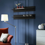 Paris Prix Lot De 2 Étagères Murales "Mix" 100cm Noir