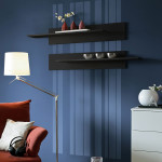 paris prix Lot de 2 Étagères Murales "Mix" 100cm Noir