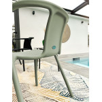 Paris Prix Lot De 2 Fauteuils De Jardin Empilables "Diego" 72cm Vert Olive