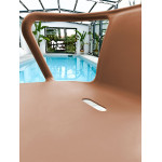 Paris Prix Lot De 2 Fauteuils De Jardin Empilables "Diego" 72cm Terracotta