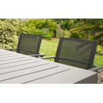 Paris Prix Lot De 2 Fauteuils De Jardin Empilables "Miami" 84cm Gris Anthracite