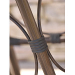 Paris Prix Lot De 2 Fauteuils De Jardin Empilables "Ushuaia" 85cm Marron