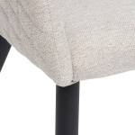 Paris Prix Lot De 2 Fauteuils Design "Marlo" 76cm Beige
