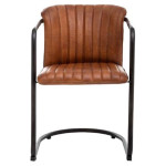 Paris Prix Lot De 2 Fauteuils En Cuir "Kavi" 77cm Cognac