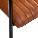 Paris Prix Lot De 2 Fauteuils En Cuir "Kavi" 77cm Cognac