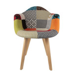Paris Prix Lot De 2 Fauteuils "Patchwork" 85cm Multicolore