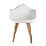 Paris Prix Lot De 2 Fauteuils Scandinave "Julda" 85cm Blanc